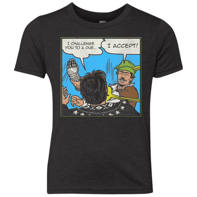 T-Shirts Vintage Black / YXS I Challenge You to a Duel Youth Triblend T-Shirt