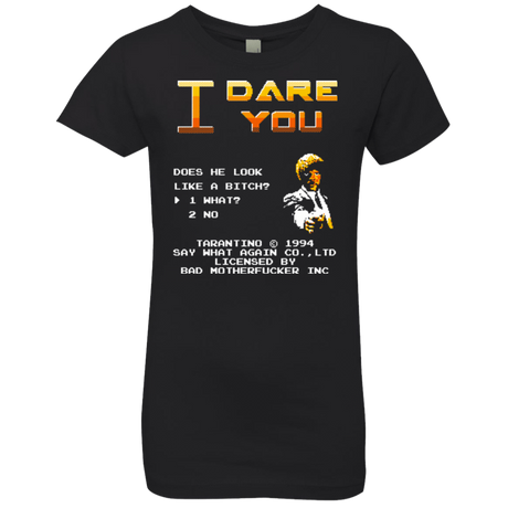 T-Shirts Black / YXS I Dare you Girls Premium T-Shirt
