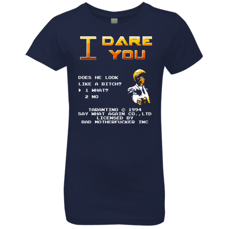 T-Shirts Midnight Navy / YXS I Dare you Girls Premium T-Shirt
