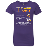 T-Shirts Purple Rush / YXS I Dare you Girls Premium T-Shirt