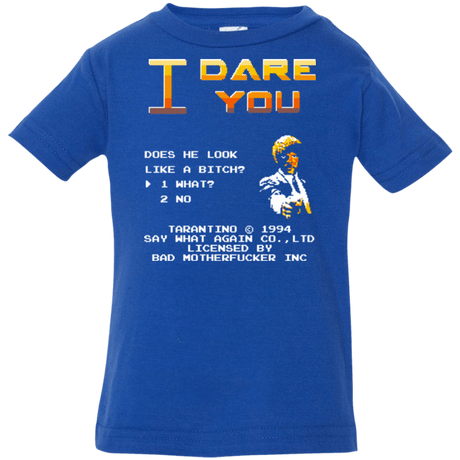 T-Shirts Royal / 6 Months I Dare you Infant Premium T-Shirt