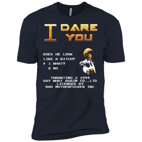 T-Shirts Midnight Navy / X-Small I Dare you Men's Premium T-Shirt