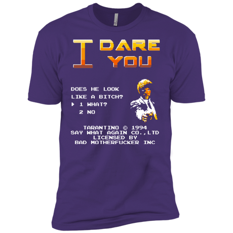 T-Shirts Purple / X-Small I Dare you Men's Premium T-Shirt