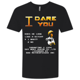T-Shirts Black / X-Small I Dare you Men's Premium V-Neck