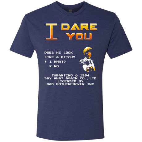 T-Shirts Vintage Navy / Small I Dare you Men's Triblend T-Shirt