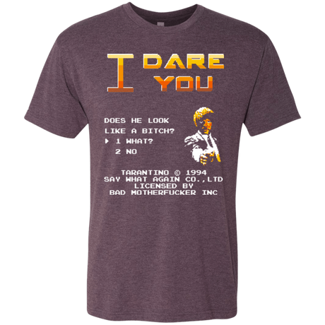 T-Shirts Vintage Purple / Small I Dare you Men's Triblend T-Shirt