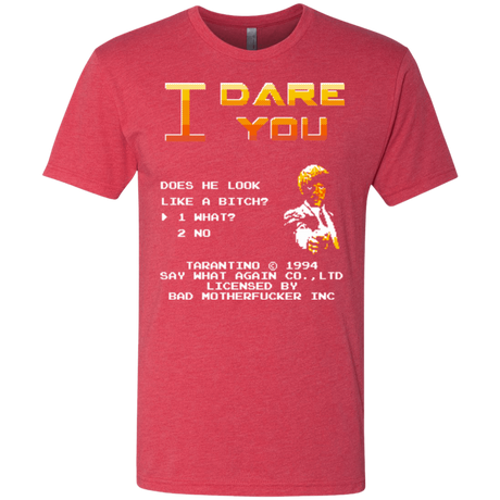 T-Shirts Vintage Red / Small I Dare you Men's Triblend T-Shirt