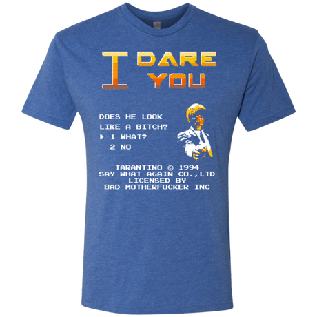T-Shirts Vintage Royal / Small I Dare you Men's Triblend T-Shirt