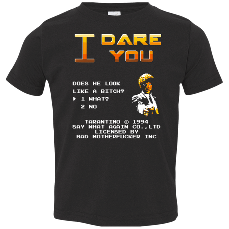 T-Shirts Black / 2T I Dare you Toddler Premium T-Shirt