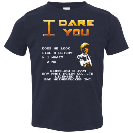 T-Shirts Navy / 2T I Dare you Toddler Premium T-Shirt