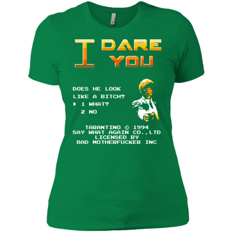 T-Shirts Kelly Green / X-Small I Dare you Women's Premium T-Shirt