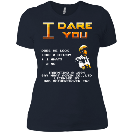 T-Shirts Midnight Navy / X-Small I Dare you Women's Premium T-Shirt