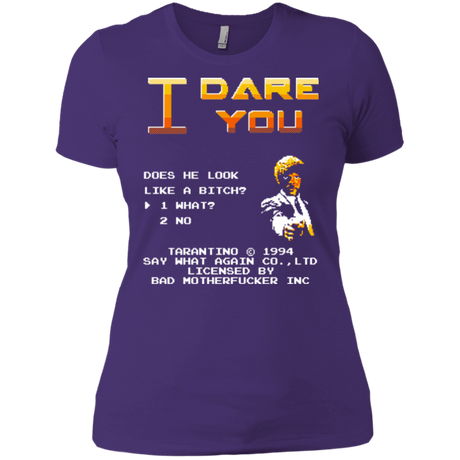 T-Shirts Purple / X-Small I Dare you Women's Premium T-Shirt