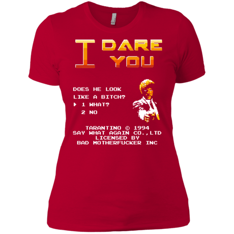 T-Shirts Red / X-Small I Dare you Women's Premium T-Shirt