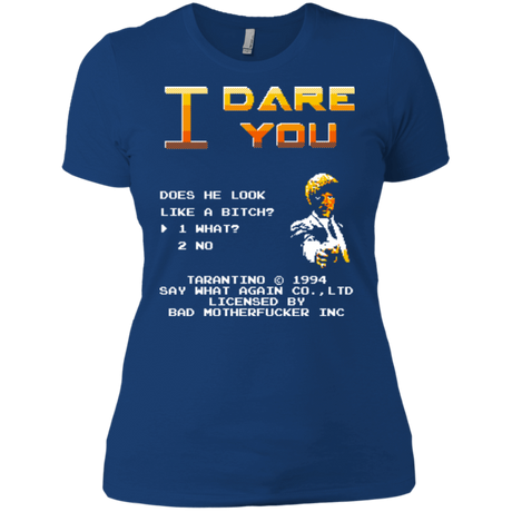 T-Shirts Royal / X-Small I Dare you Women's Premium T-Shirt