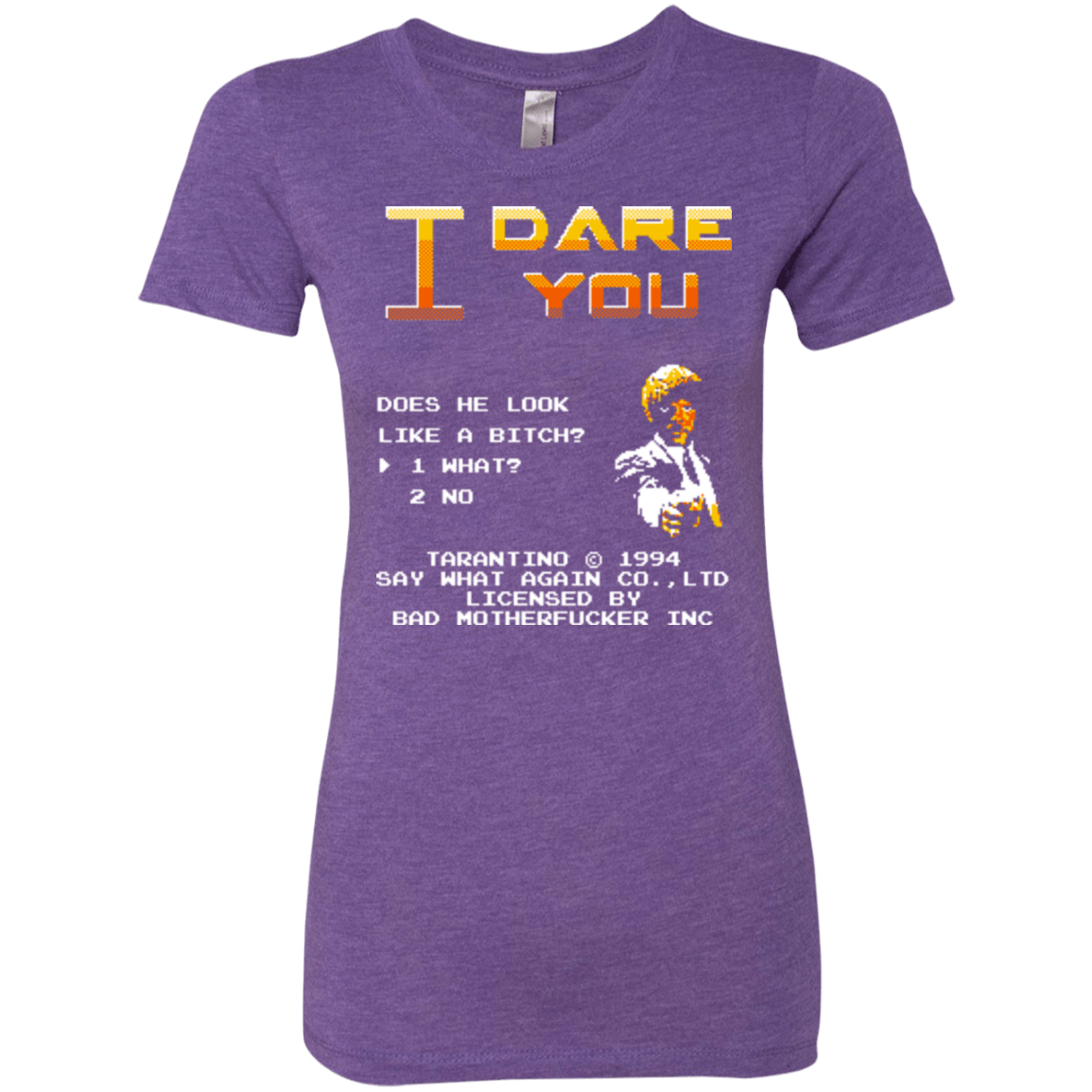 T-Shirts Purple Rush / Small I Dare you Women's Triblend T-Shirt