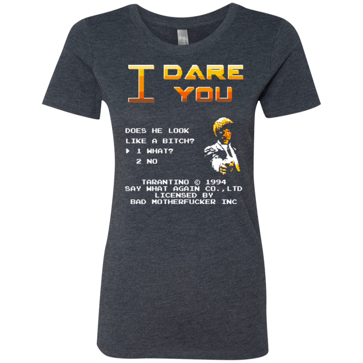 T-Shirts Vintage Navy / Small I Dare you Women's Triblend T-Shirt