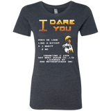 T-Shirts Vintage Navy / Small I Dare you Women's Triblend T-Shirt