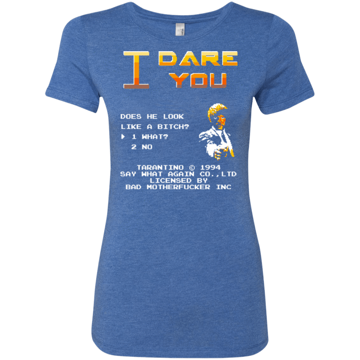 T-Shirts Vintage Royal / Small I Dare you Women's Triblend T-Shirt