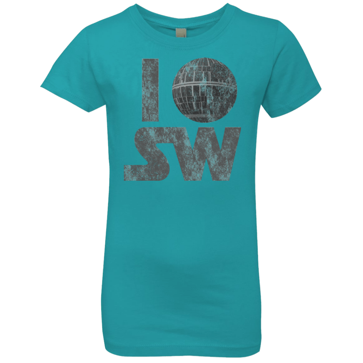 T-Shirts Tahiti Blue / YXS I Deathstar SW Girls Premium T-Shirt