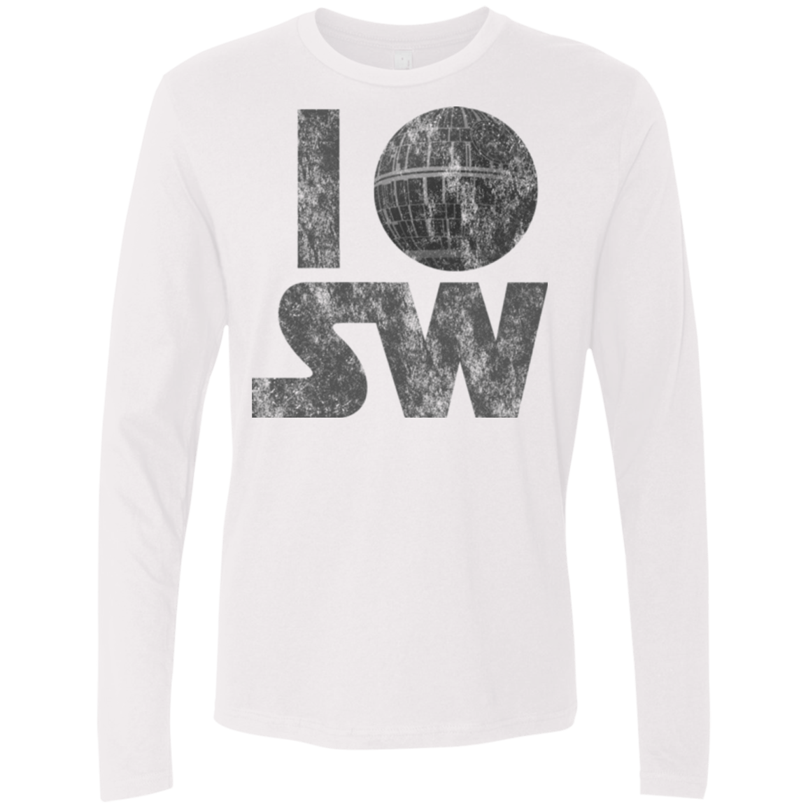 T-Shirts White / Small I Deathstar SW Men's Premium Long Sleeve