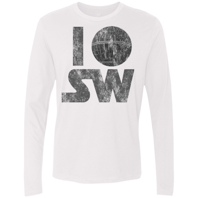 T-Shirts White / Small I Deathstar SW Men's Premium Long Sleeve