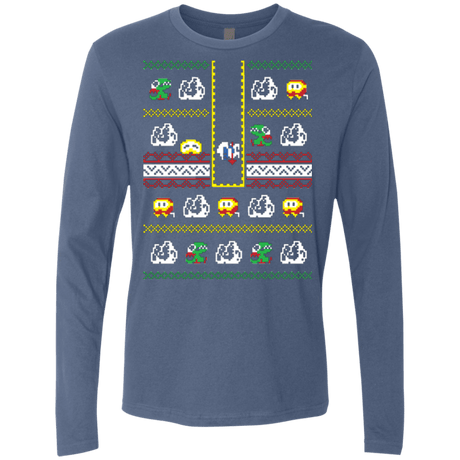 T-Shirts Indigo / Small I Dig Christmas Men's Premium Long Sleeve
