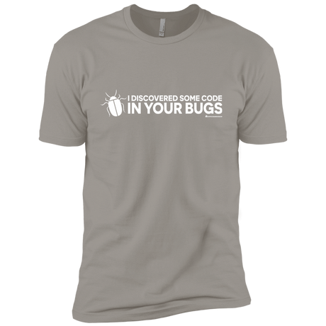 T-Shirts Light Grey / YXS I Discovered Some Code In Your Bugs Boys Premium T-Shirt