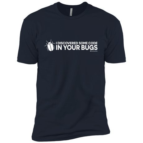 T-Shirts Midnight Navy / YXS I Discovered Some Code In Your Bugs Boys Premium T-Shirt