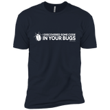 T-Shirts Midnight Navy / X-Small I Discovered Some Code In Your Bugs Men's Premium T-Shirt