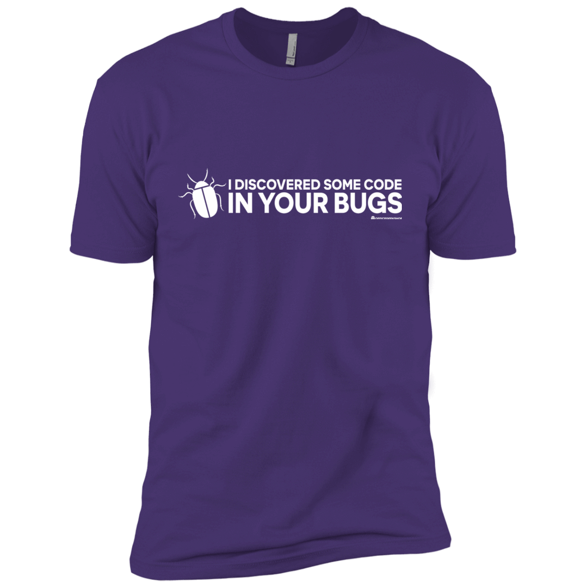 T-Shirts Purple Rush/ / X-Small I Discovered Some Code In Your Bugs Men's Premium T-Shirt