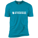 T-Shirts Turquoise / X-Small I Discovered Some Code In Your Bugs Men's Premium T-Shirt