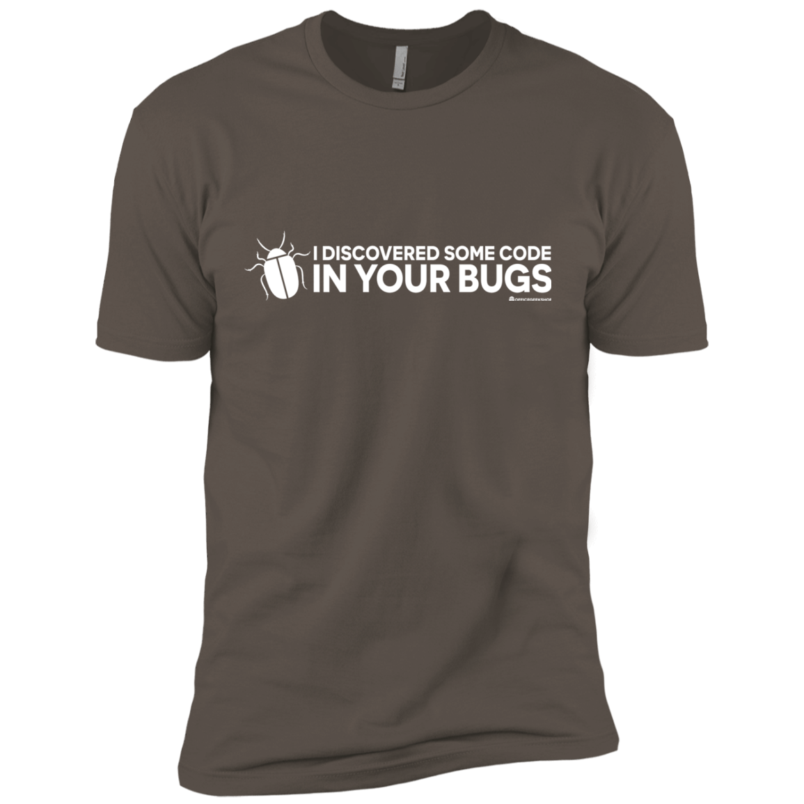 T-Shirts Warm Grey / X-Small I Discovered Some Code In Your Bugs Men's Premium T-Shirt