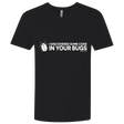 T-Shirts Black / X-Small I Discovered Some Code In Your Bugs Men's Premium V-Neck
