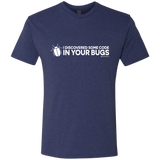T-Shirts Vintage Navy / Small I Discovered Some Code In Your Bugs Men's Triblend T-Shirt