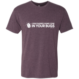 T-Shirts Vintage Purple / Small I Discovered Some Code In Your Bugs Men's Triblend T-Shirt