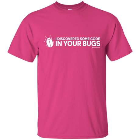 T-Shirts Heliconia / Small I Discovered Some Code In Your Bugs T-Shirt