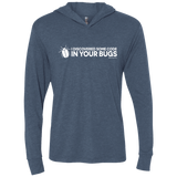 T-Shirts Indigo / X-Small I Discovered Some Code In Your Bugs Triblend Long Sleeve Hoodie Tee