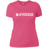 T-Shirts Hot Pink / X-Small I Discovered Some Code In Your Bugs Women's Premium T-Shirt