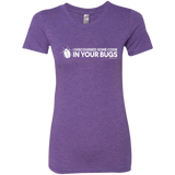 T-Shirts Purple Rush / Small I Discovered Some Code In Your Bugs Women's Triblend T-Shirt