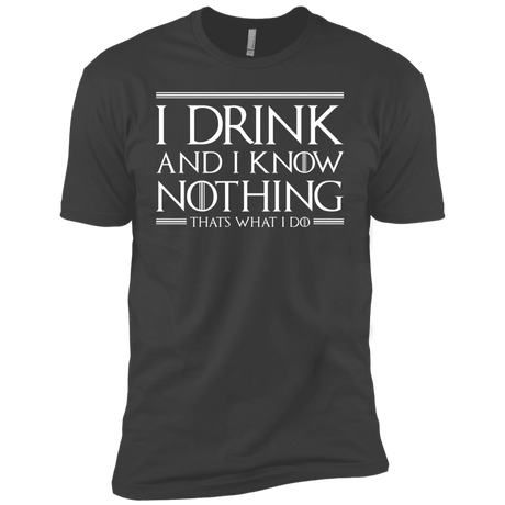 T-Shirts Heavy Metal / YXS I Drink & I Know Nothing Boys Premium T-Shirt