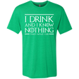 T-Shirts Envy / S I Drink & I Know Nothing Men's Triblend T-Shirt