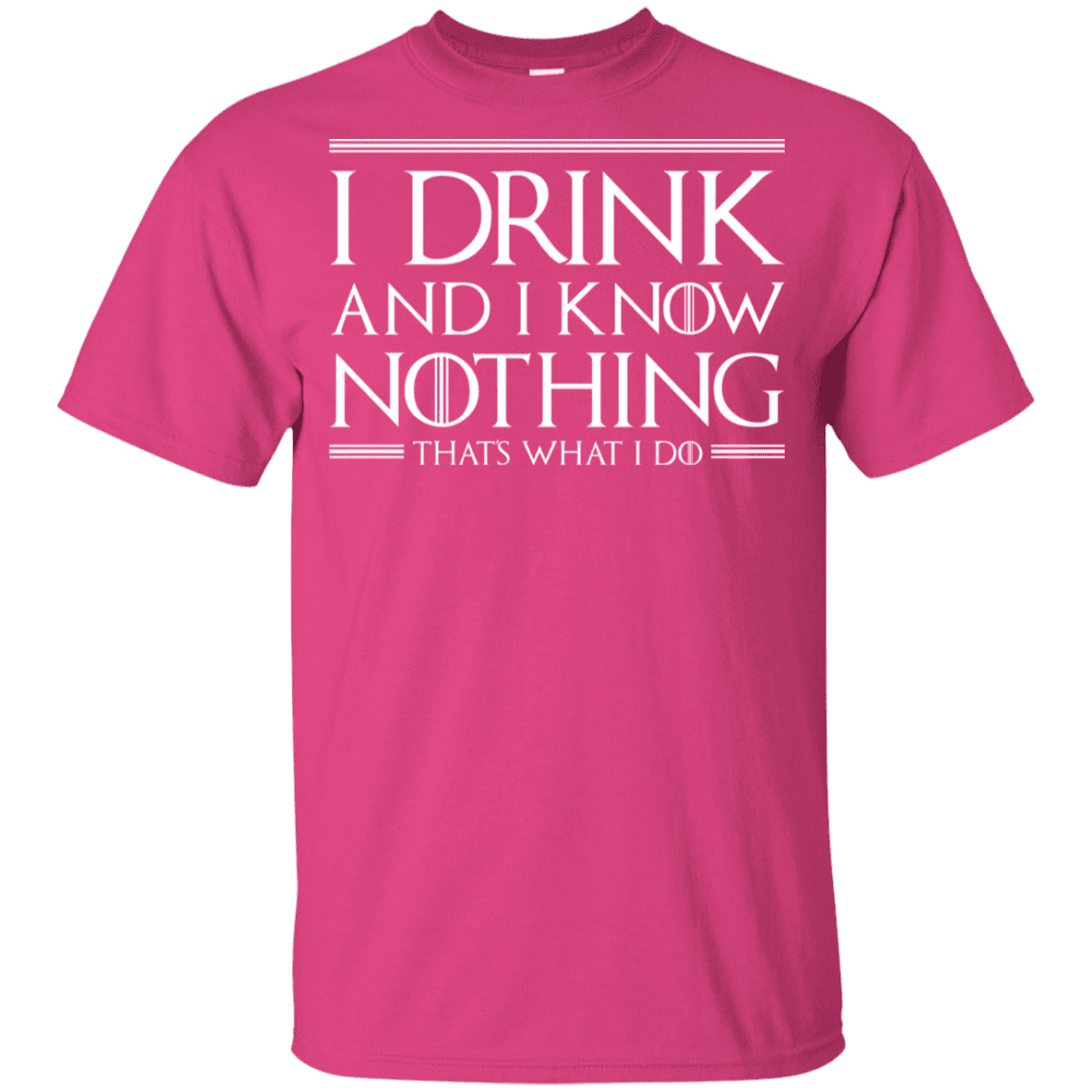 T-Shirts Heliconia / YXS I Drink & I Know Nothing Youth T-Shirt