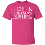 T-Shirts Heliconia / YXS I Drink & I Know Nothing Youth T-Shirt