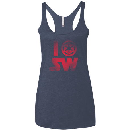 T-Shirts Vintage Navy / X-Small I Empire SW Women's Triblend Racerback Tank