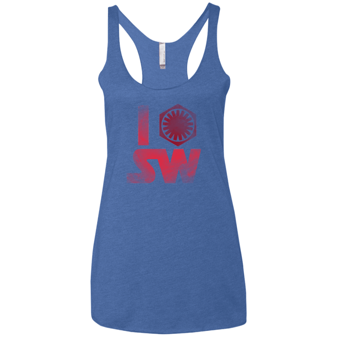 T-Shirts Vintage Royal / X-Small I First Order SW Women's Triblend Racerback Tank