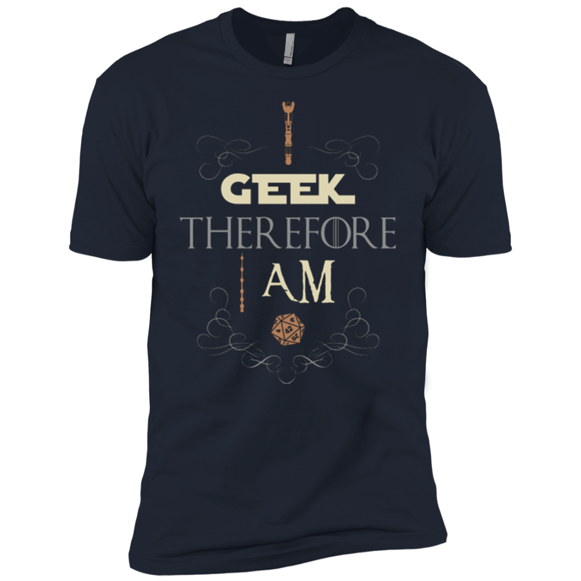 T-Shirts Midnight Navy / YXS I GEEK (1) Boys Premium T-Shirt