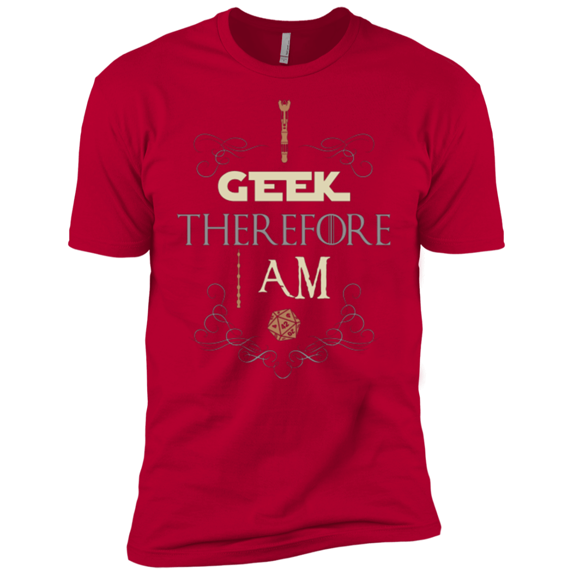 T-Shirts Red / YXS I GEEK (1) Boys Premium T-Shirt