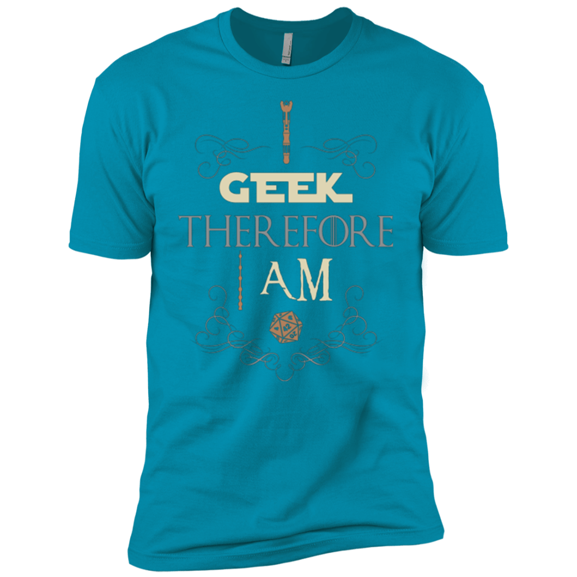 T-Shirts Turquoise / YXS I GEEK (1) Boys Premium T-Shirt