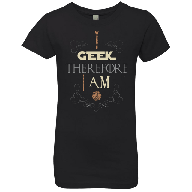 T-Shirts Black / YXS I GEEK (1) Girls Premium T-Shirt